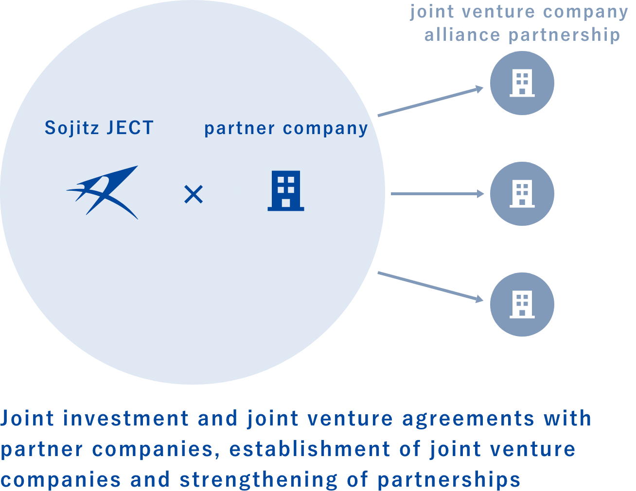 Joint investment and joint venture agreements with partner companies, establishment of joint venture companies and strengthening of partnerships